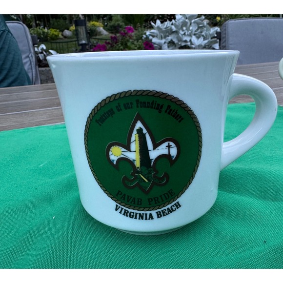 Other - Boy Scouts Virginia Beach Founding Fathers Lighthouse Ceramic Coffee Mug White